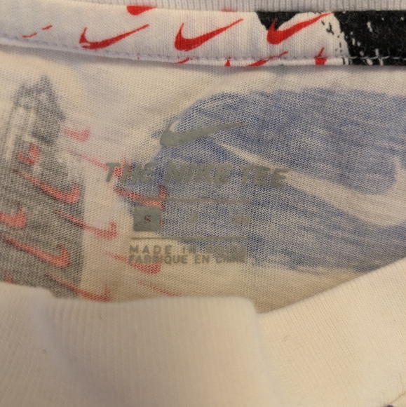 Nike Athletic Logo Graffiti Babe Tee - Picture 8 of 9